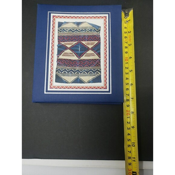 Vintage Gibson Address Book 1982 Unused Native Navajo Design Ring Binder Cloth - Picture 12 of 13